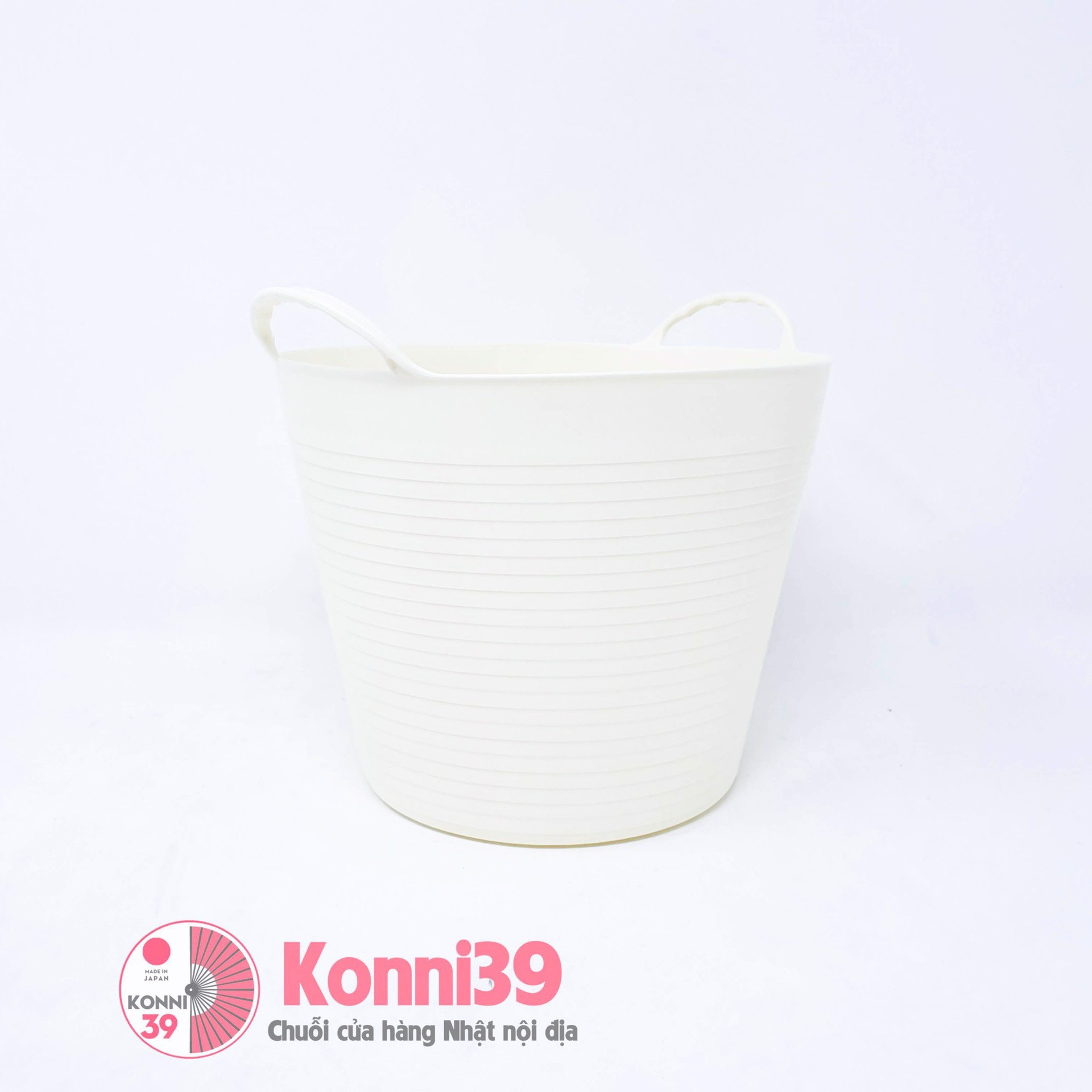 Xô có quai màu trắng 3L