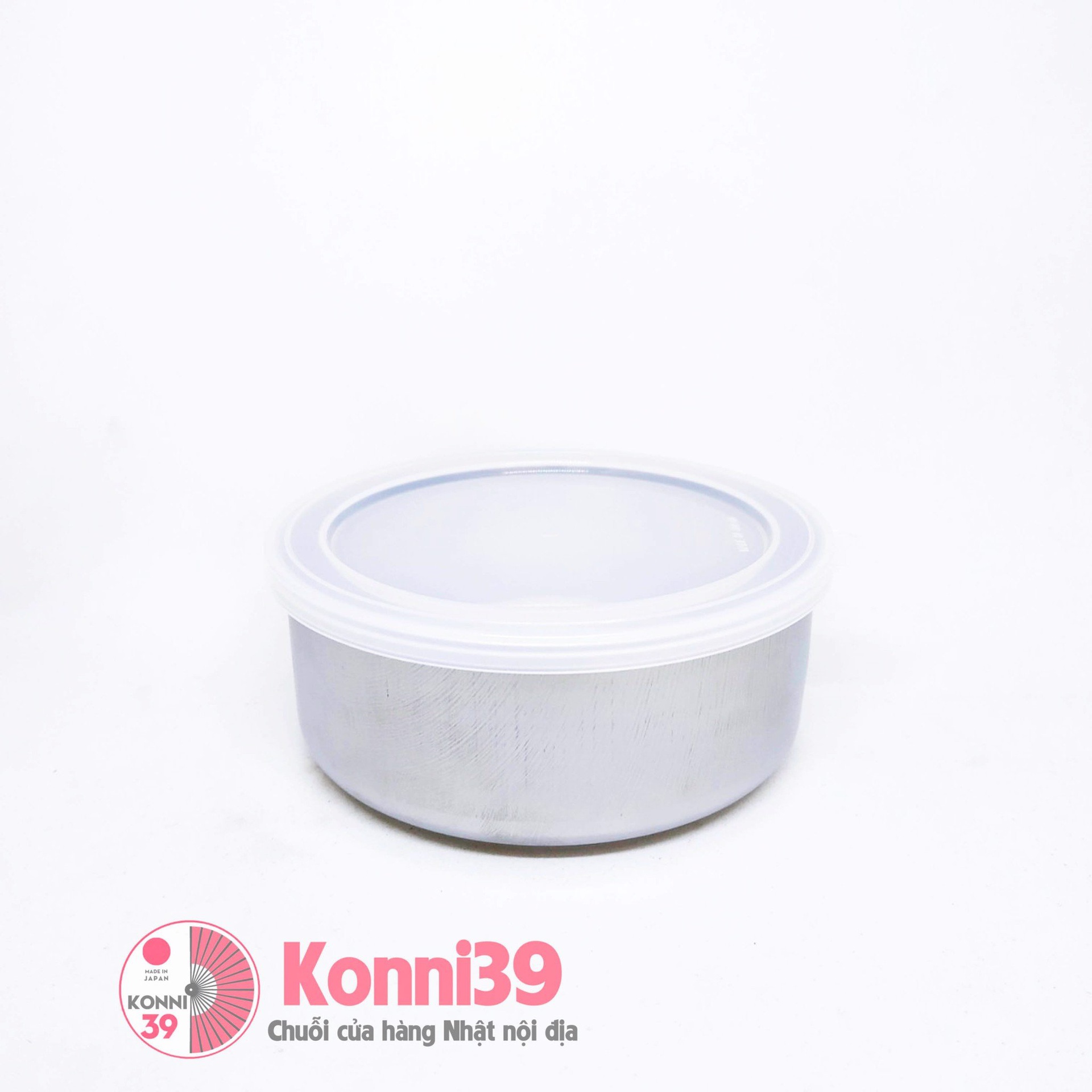 Echo hộp Inox đựng thực phẩm hình tròn có nắp 12 cm
