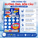Viên thông tắc đường ống, bồn cầu Kobayashi vỉ 20 viên