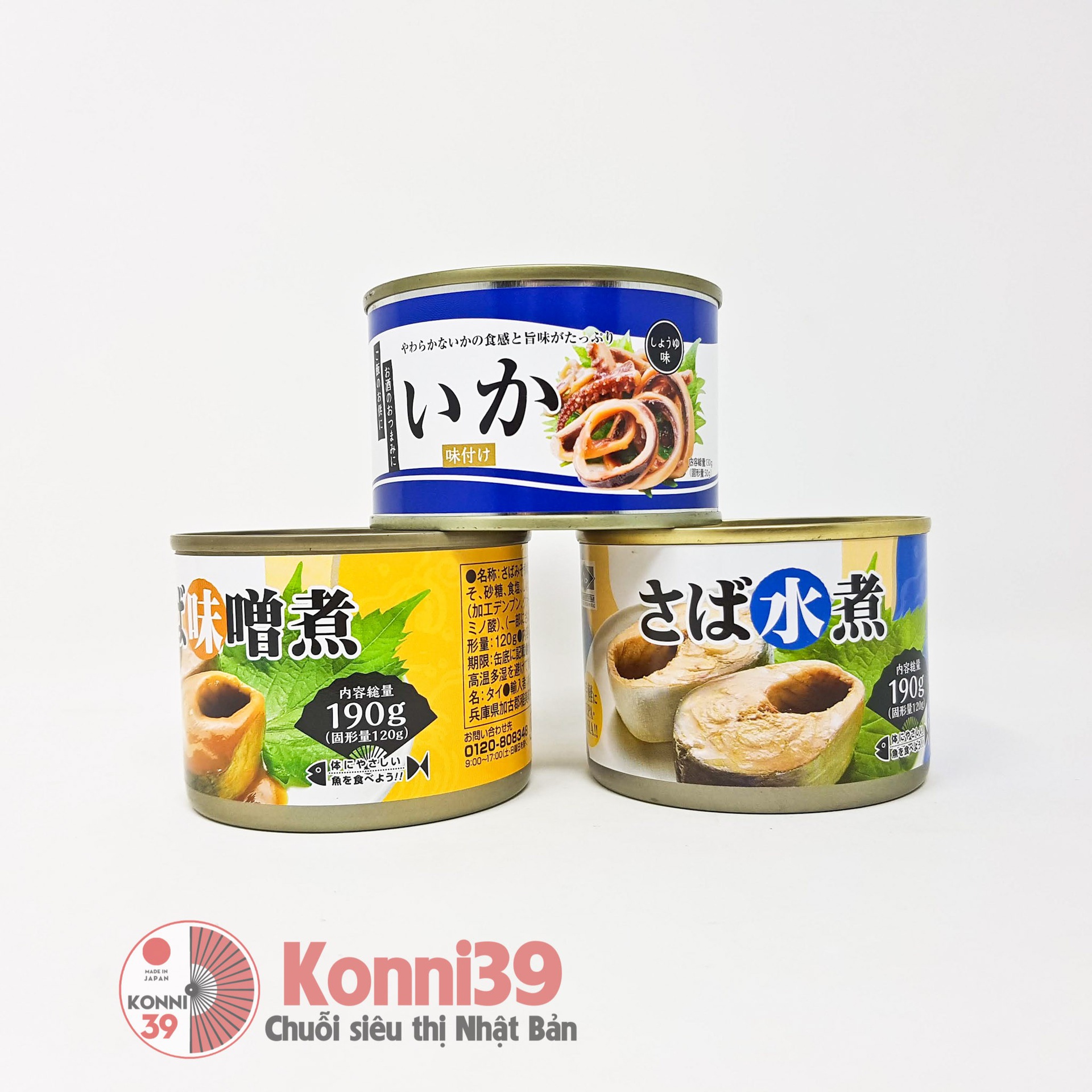 Cá thu Kobebussan 190g (3 loại) (30/4/2023)