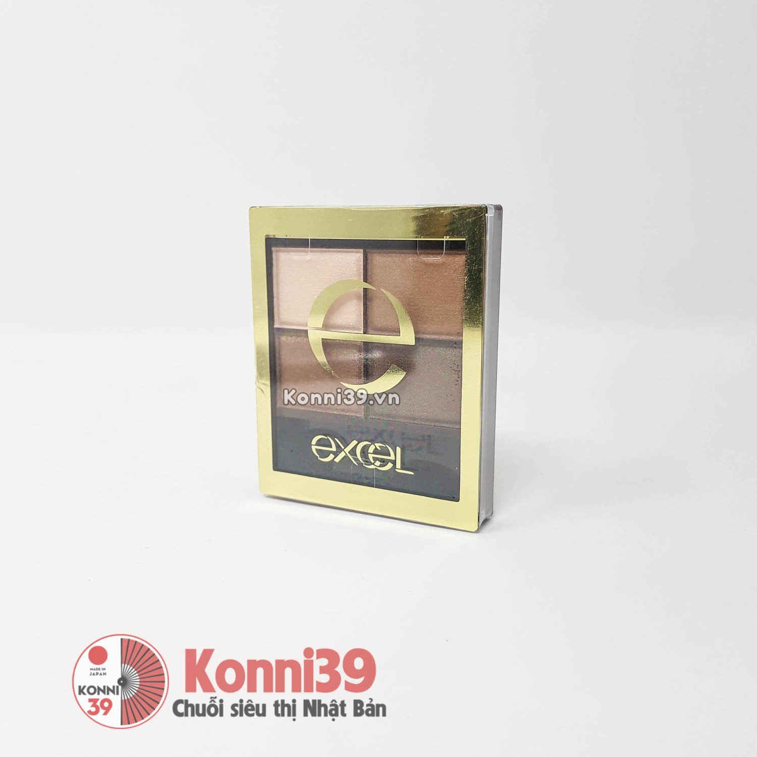 Phấn mắt Excel Skinny Rich Shadow - SR04 Tông nâu khói