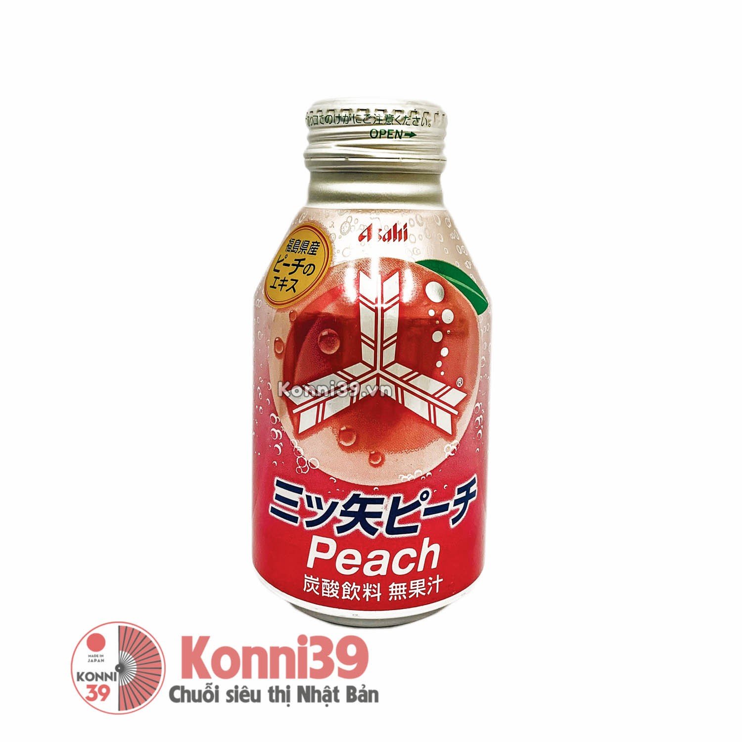 Nước ngọt có ga Asahi vị đào 300ml