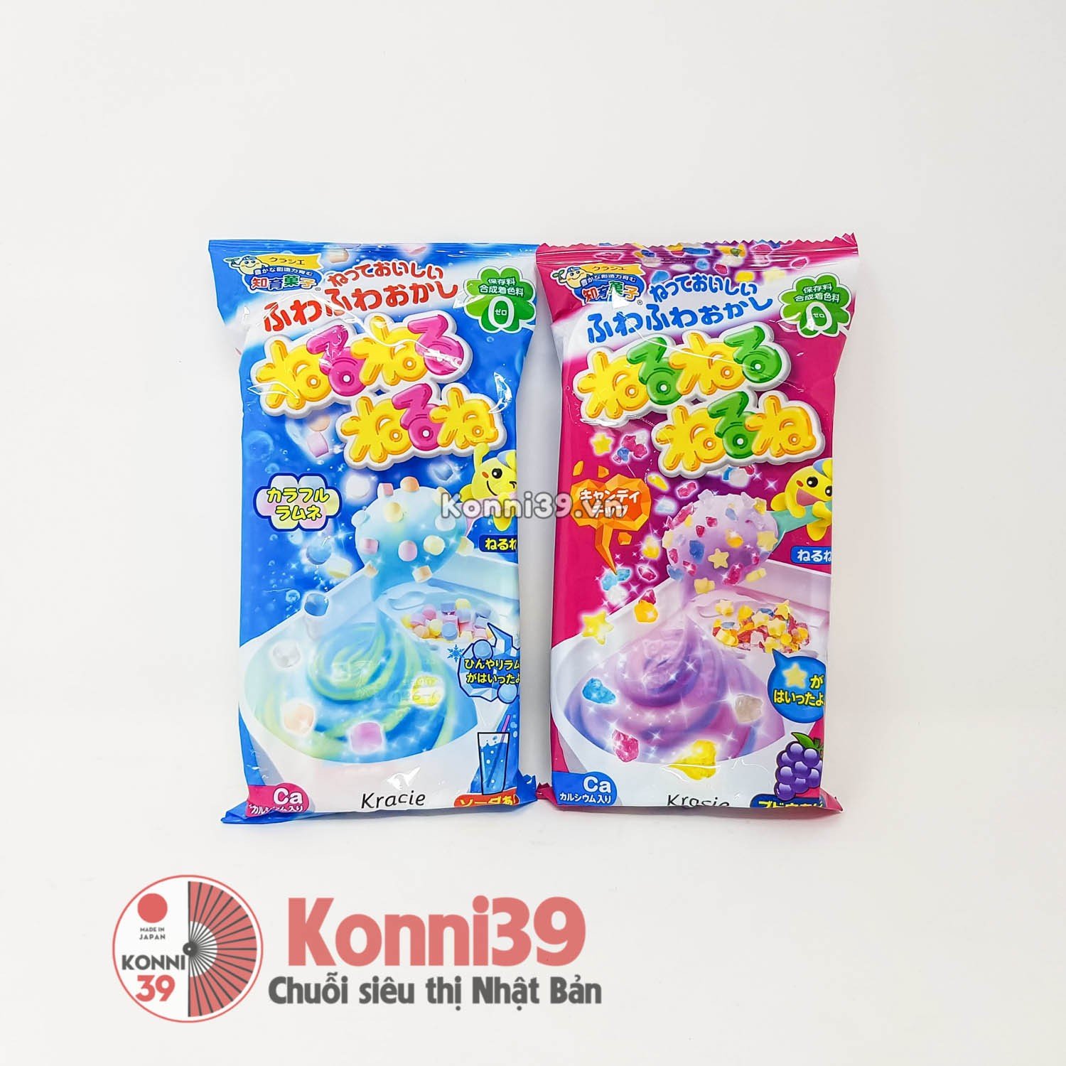 Đồ làm kẹo mút Kracie Neru Neru cho bé 25.5g (2 vị)