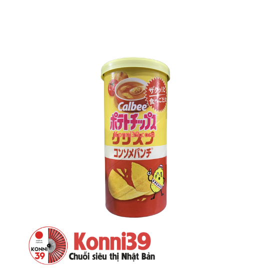 Bánh snack khoai tây Calbee vị súp Consomme 50gr
